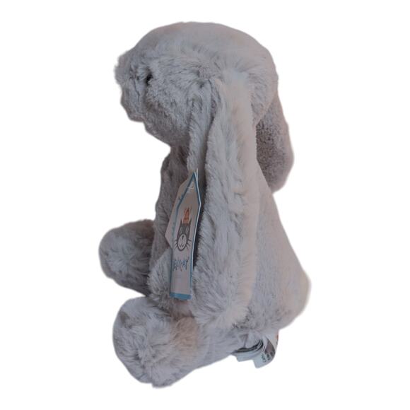 JellyCat London 7" Bashful Silver Bunny With Tag - Picture 6 of 7
